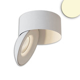 Isoled LED Aufbauleuchte Sphere weiß/weiß, 2700K, 10W, CRI90, dimmbar 117377