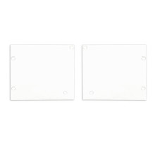 Isoled Endkappe Alu EC127 für Curtain10 ONE mit VISOR, 1 Paar (links & rechts), weiß 117408