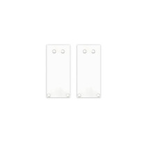 Isoled Endkappe Alu EC130 für Curtain10 ONE HIGH, 2 Stück, weiß 117422