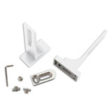 Isoled Wandausleger für Gardinenprofile, lang, 2 Stück, weiß 117426