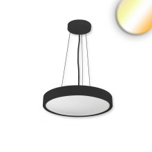 Isoled LED Hängeleuchte UGR<19 2H, schwarz, 20W/30W, IP42, DN400, ColorSwitch 2700/3000/4000K, dimmbar 117491