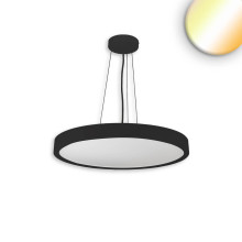 Isoled LED Hängeleuchte UGR<19 2H, schwarz, 40W/50W, IP42, DN600, ColorSwitch 2700/3000/4000K, dimmbar 117497