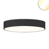 Isoled LED Deckenleuchte UGR<19 2H, schwarz, 70W, IP44, DN800, ColorSwitch 2700/3000/4000K, DALI dimmbar 117502