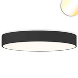 Isoled LED Deckenleuchte UGR<19 2H, schwarz, 80W/100W, IP44, DN1000, ColorSwitch 2700/3000/4000K, dimmbar 117507