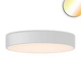 Isoled LED Deckenleuchte UGR<19 2H, weiß, 60W/70W, IP44, DN800, ColorSwitch 2700/3000/4000K, dimmbar 117526