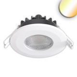 Isoled LED Einbaustrahler Vario-68, 4W/6W, 60°, 2700/3000/4000/6000K, IP65, CRI90, weiß 117541