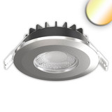 Isoled LED Einbaustrahler Vario-68, 6W, 60°, 2700/3000/4000/6000K, IP65, CRI90, chrom 117543