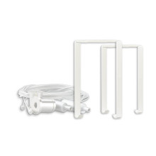 Isoled Montagebügel Z65 für Leuchtenprofil HALON mit Seilabhängung, 2 STK, weiß 117569