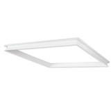 Isoled Einlegerahmen rückversetzt weiß RAL 9016 für LED Panel 625x625 117585
