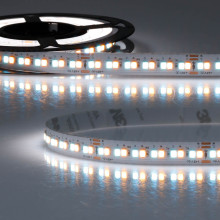 Isoled LED CCC Amber+SkyBlue Flexband, 10W+10W, 5m Rolle, 48V, IP20 117832