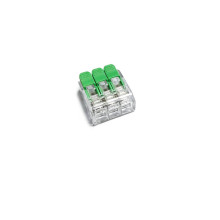 Isoled Hebelklemme, 3-polig, 0,2-4mm², 25Stk, 450V/32A, alle Leiterarten, werkzeuglos Kabel verbinden 117907