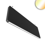Isoled Akustik-Pendel-BAFFEL LAMP30HID 53W schwarz, 1250mm, opal+, Zigbee + Sys-Pro dimmbar, CCT+RGB 200114