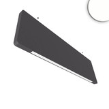 Isoled Akustik-Aufbau-BAFFEL LAMP30H 33W anthrazit, 1500mm, Linse 60°, TRIAC dimmbar, 4000K 200115