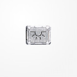 Jung 33KLARL Kalotte mit Symbol, lichtdurchlässig, glasklar, Symbol Licht