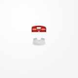 Jung 34KO5 Zugeinsatz für Wippen mit Lichtleiter (.. KO5), Thermoplast, rot