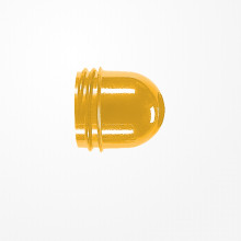 Jung 37GE Schraubhaube hoch, für Leuchtmittel mit max. 54mm Gesamtlänge, Thermoplast, gelb