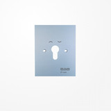 Jung 4.28WUG Metall-Abdeckung 125x100mm, mit Symbolen, WG 800, Alu matt