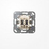 Jung 505KOU5 Wipp-Kontrollschalter (Einsatz) 10 AX 250 V~, Serien mit 2 Glimmlampen Art.-Nr.: 94