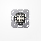 Jung 5306EU Wippschalter 3fach 10 AX 250 V~, Universal Aus-Wechsel