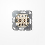 Jung 532-4U Multi-Switch 2fach (Einsatz), Doppeltaster mit 2x2 Schließern (potentialfrei) und Nullstellung