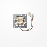 Jung 533U-LEDW Taster mit LED-Einsatz 250 V ~, 1-pol. Wechsler mit N-Klemme