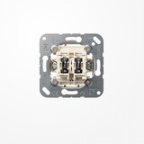 Jung 535U5 Doppeltaster, 2 Schließer mit 2 Glimmlampen Art.-Nr.: 94