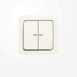 Jung 5561-5KO5 Wippe mit Lichtleiter, Duroplast, ST 550, weiß