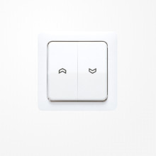 Jung 5561-5PWW Wippe, mit Pfeilsymbolen, Duroplast, ST 550, alpinweiß