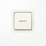 Jung 5561KO5 Wippe mit Lichtleiter, Duroplast, ST 550, weiß