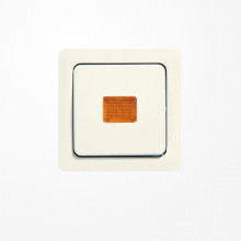 Jung 5561KO Wippe mit Lichtaustrittsfenster, Duroplast, ST 550, weiß