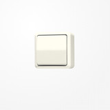 Jung 606A Wippschalter, Universal Aus-Wechsel, 10 AX 250 V ~, AP 600, weiß