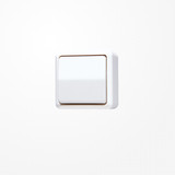 Jung 606AWW Wippschalter, Universal Aus-Wechsel, 10 AX 250 V ~, AP 600, alpinweiß