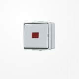 Jung 606KOW Wipp-Kontrollschalter, Universal Aus-Wechsel,  AX 250 V ~, IP 44, WG 600