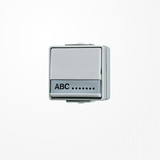 Jung 631NAW Taster, 1-pol. Schließer, mit Schriftfeld, IP 44, WG 600