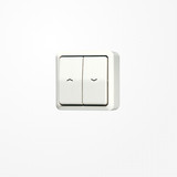 Jung 639VA Jalousietaster, 1-pol. (1 Antrieb) 250 V ~, AP 600, weiß