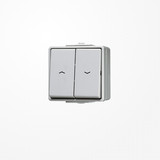 Jung 639VW Jalousietaster, 1-pol. (1 Antrieb), IP 44, WG 600