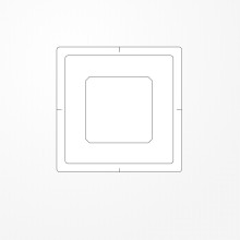 Jung 80KLEFO Klebefolie für Funk-Wandsender