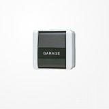 Jung 831NAW Taster, 1-pol. Schließer, mit Schriftfeld, IP 44, WG 800