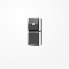 Jung 871W SCHUKO-Steckdose 16 A 250 V ~ mit Taster 10 A 250 V ~, WG 800