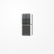 Jung 875W SCHUKO-Steckdose 16 A 250 V ~ mit Serienschalter 10 AX 250 V ~, IP 44, WG 800