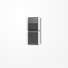 Jung 876W SCHUKO-Steckdose 16 A 250 V ~ mit Schalter Universal Aus-Wechsel 10 AX 250 V ~, IP 44, WG 800