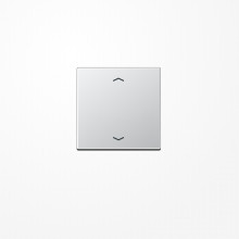 Jung A101PAL Wippe, mit Pfeilsymbolen für Taster 1fach, Duroplast lackiert, F10, Serie A, aluminium