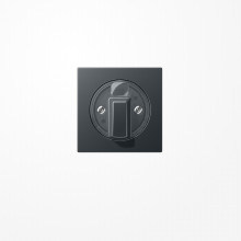 Jung A1541BFANM Abdeckung für Drehschalter, Thermoplast lackiert, Serie A, anthrazit matt