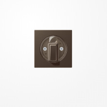 Jung A1541MO Abdeckung für Drehschalter, Duroplast lackiert, Serie A, mokka