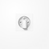 Jung A1541WW Abdeckung für Drehschalter, Duroplast, Serie AS/A, alpinweiß