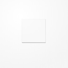 Jung A1700BFWW LB-Management Taster 1fach, Thermoplast, Serie A, alpinweiß