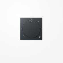 Jung A1749BFANM Abdeckung für Thermostat, Thermoplast lackiert, Serie A, anthrazit matt