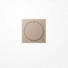 Jung A1749BFCH Abdeckung für Thermostat, Thermoplast lackiert, Serie A, champagner