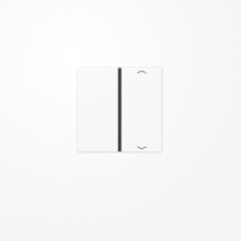 Jung A401TSAPWW Taste 1fach, mit Pfeilsymbolen, F40, Serie A, alpinweiß