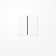 Jung A401TSAWW Tastensatz 1fach, F40, Serie AS/A, alpinweiß